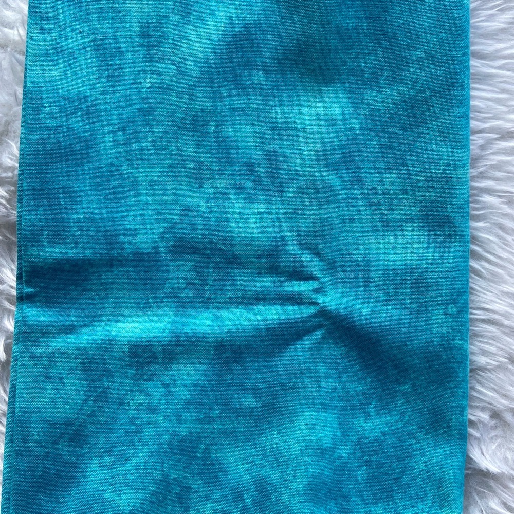 Vibrant Floral & Aqua Blue Fabric Bundle – ½ Yard Each – Bright & Bold - Picture 3 of 3